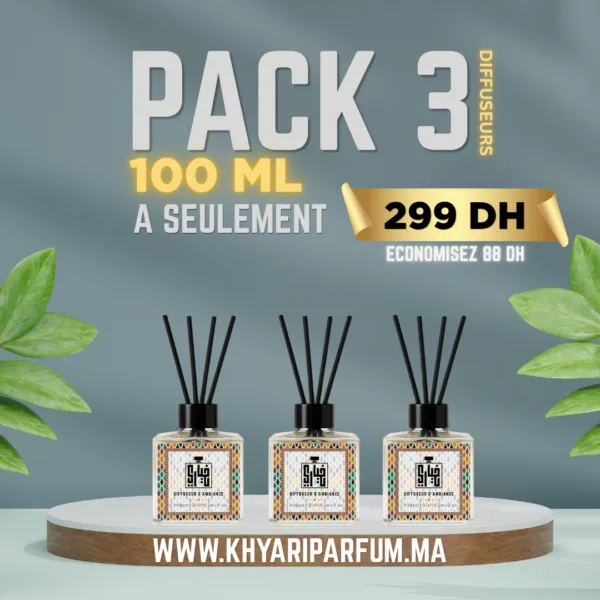 100 MLL Pack 3 Diffuseur - 100 ML